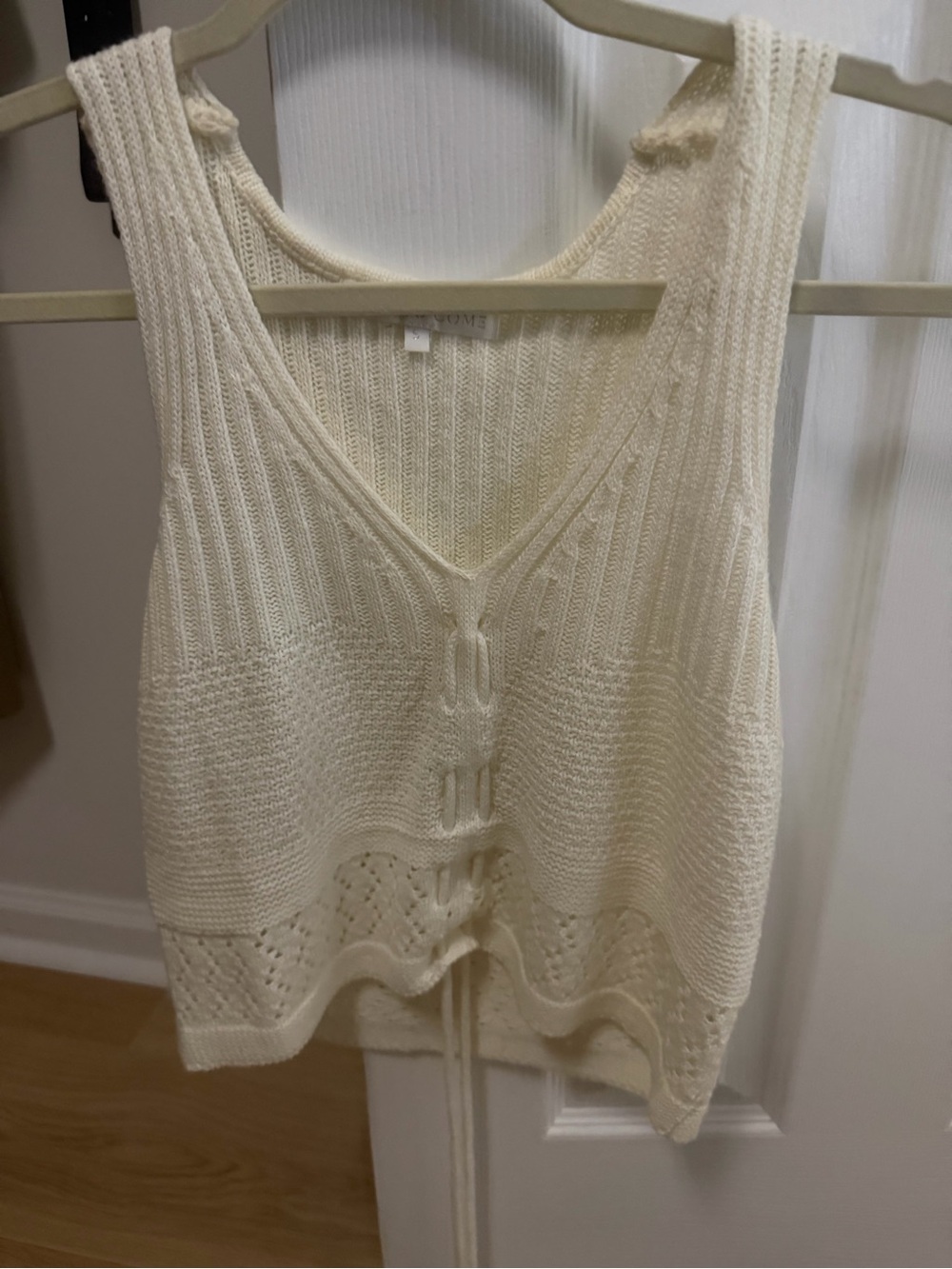Khloe Ruched Knit Top in White